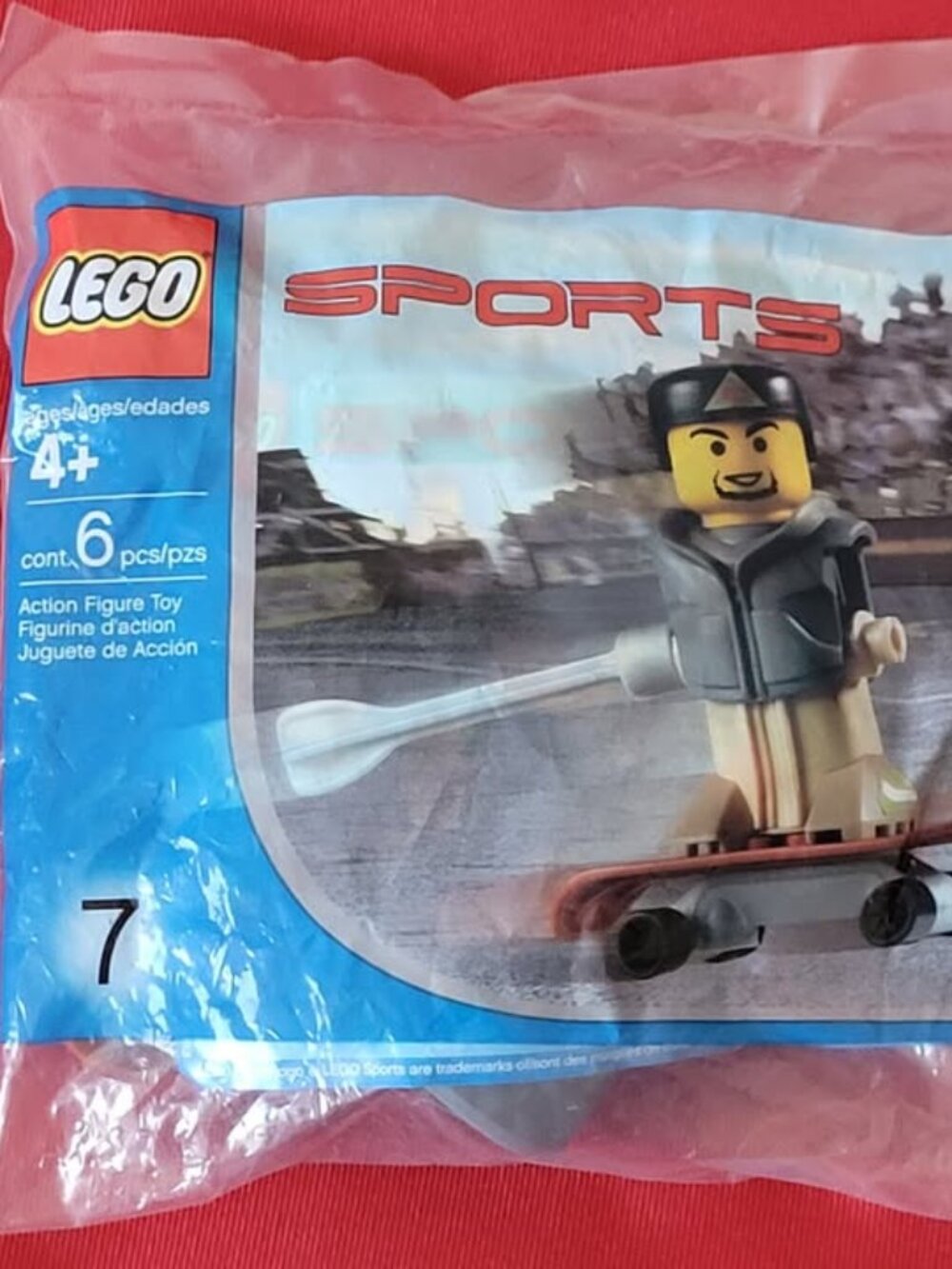 2004 LEGO, SKATE BOARDER TOY, MINT IN THE PACKAGE!!!